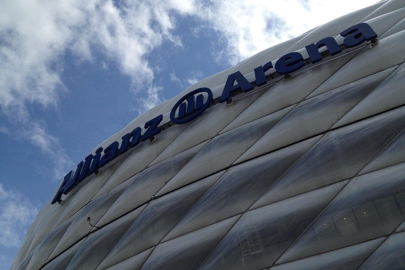 Allianz Arena Against Blue Sky